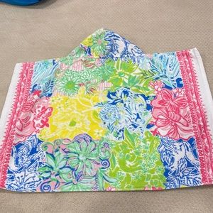 Lily Pulitzer hoodies towel for baby.